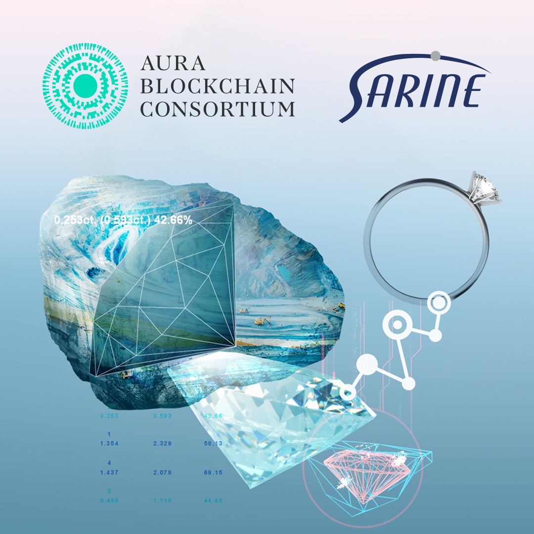Aura Blockchain Consortium Teams Up with Sarine to Set the New Standard in Diamond Traceability
